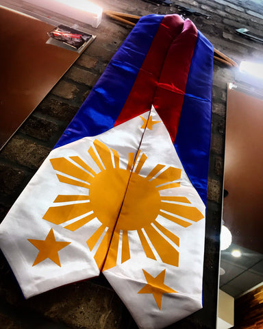 Philippines Flag Graduation Stole